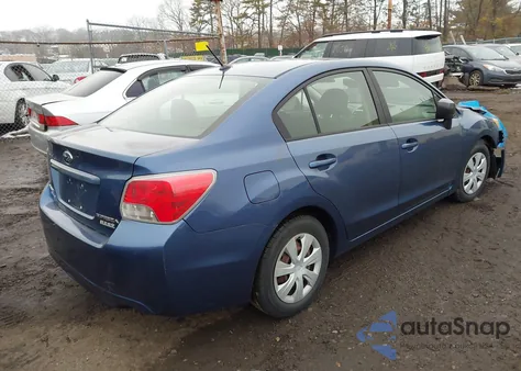 2013 Subaru Impreza 2.0I from USA, damaged, VIN JF1GJAA66DH011666